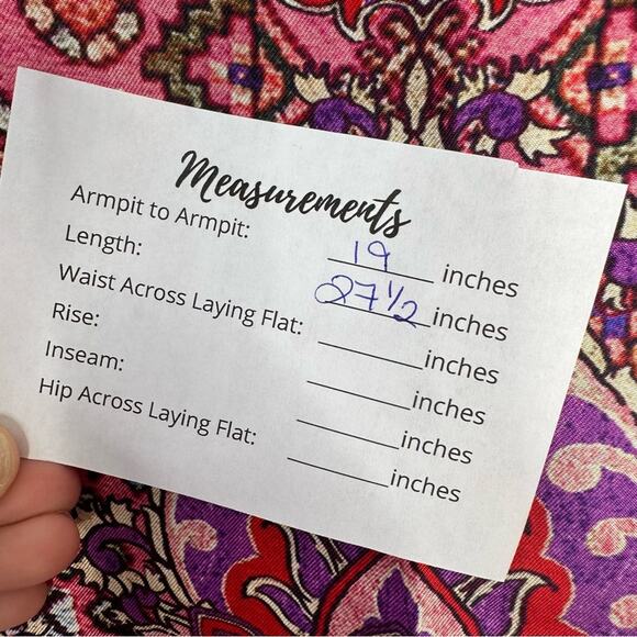 Camilla Slim Fit Long Sleeve ShirtLotus Lovers Size L #0005 - Picture 10 of 11